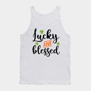 Lucky And Blessed Tank Top